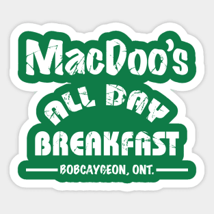 MacDoo's All Day Breakfast Sticker